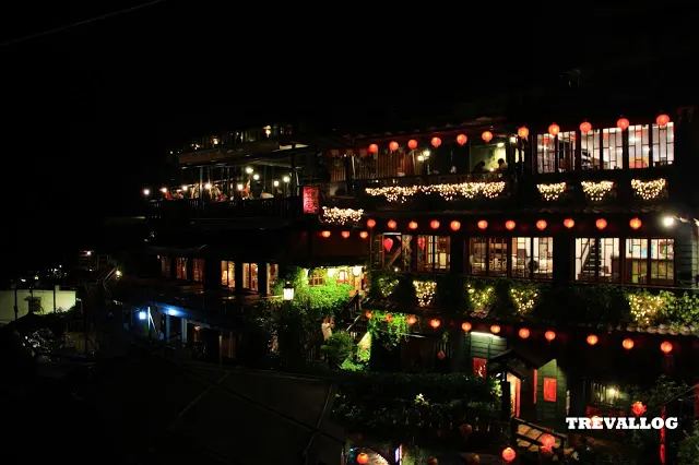 Night view at Jiufen, Taiwan