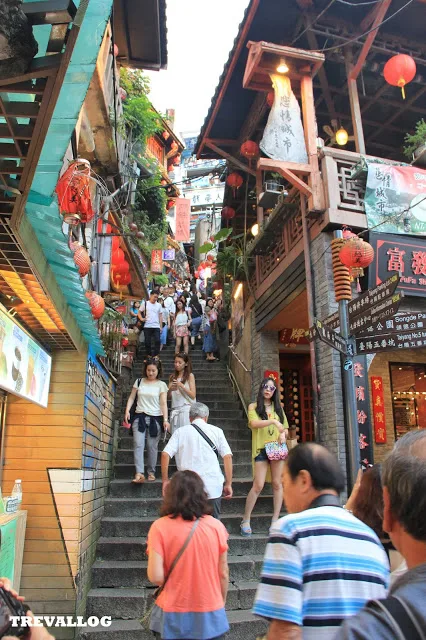 Steps at Jiufen Old Street, Taiwan