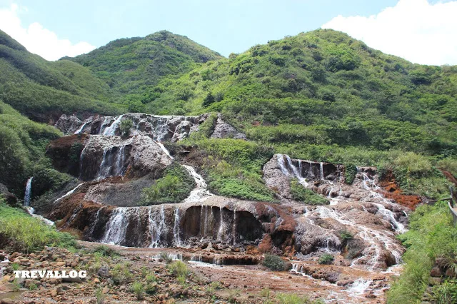 Gold Waterfall at Jiufen, Taiwan