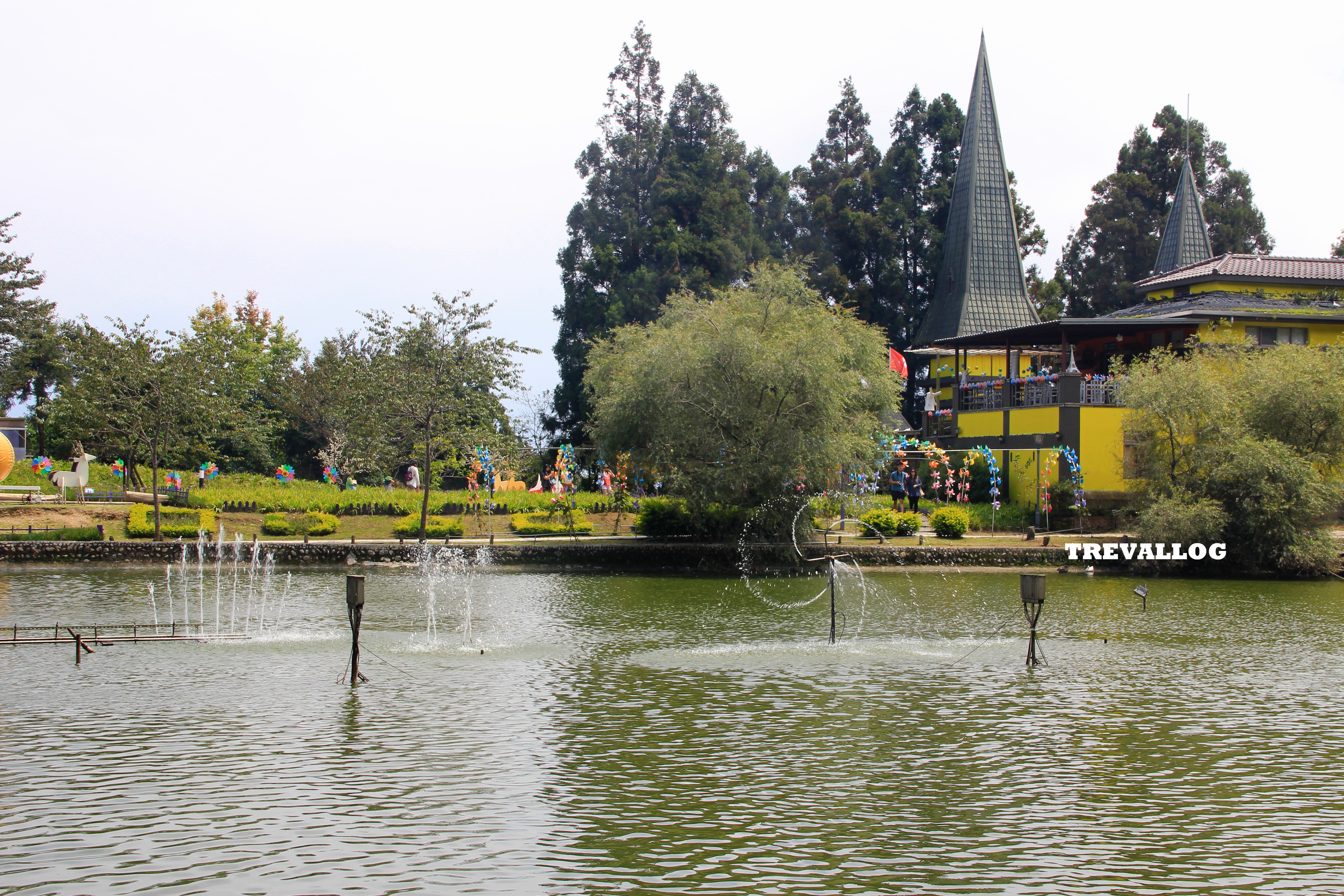 Water Performance at Little Swiss Garden, Cingjing, Taiwan