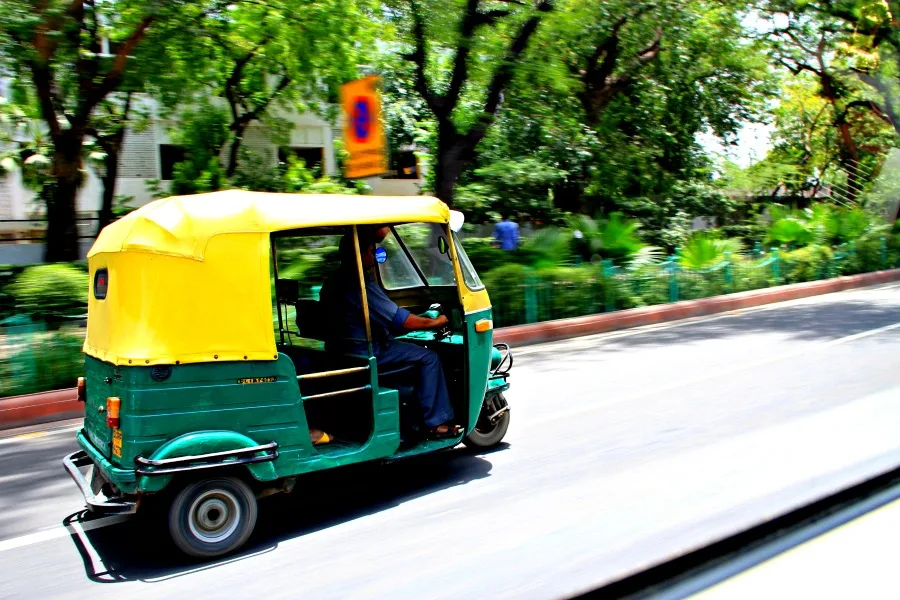 Rickshaw in New Delhi, India