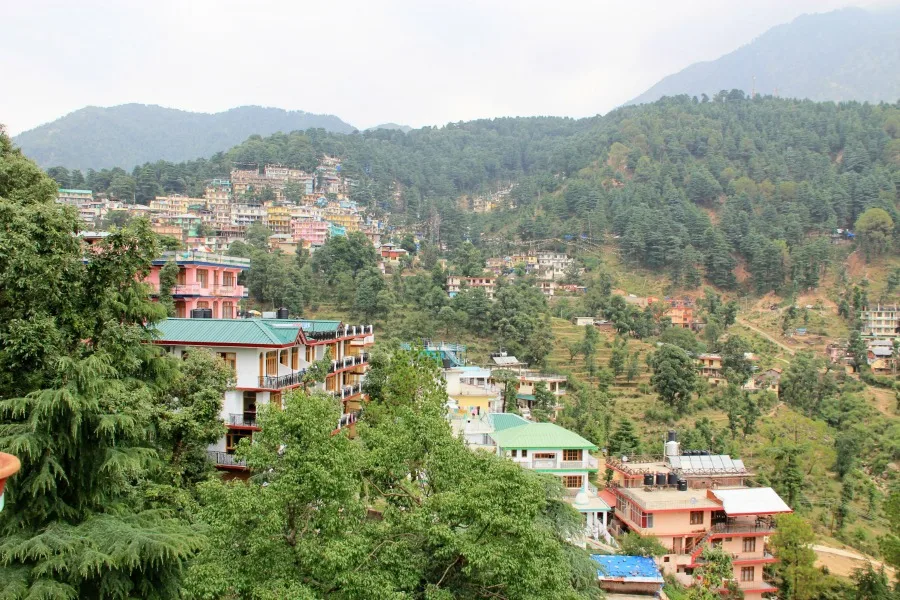 Rooftop view at McLeod Ganj, Dharamsala, India
