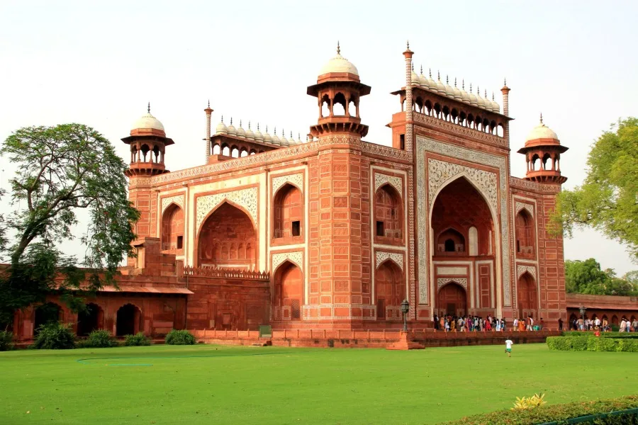 Entrance of Taj Mahal, Agra, India