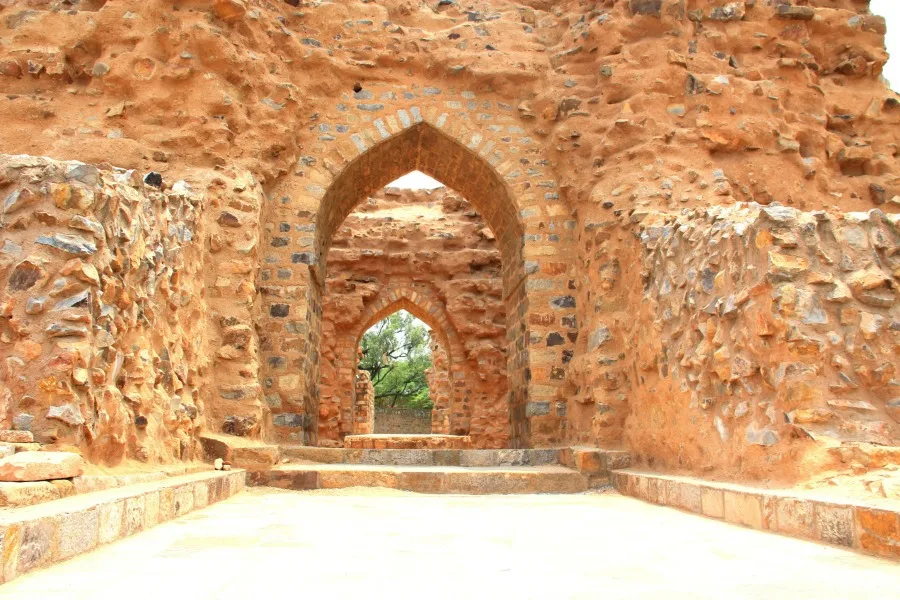 Ruins at Qutub Minar in New Delhi, India