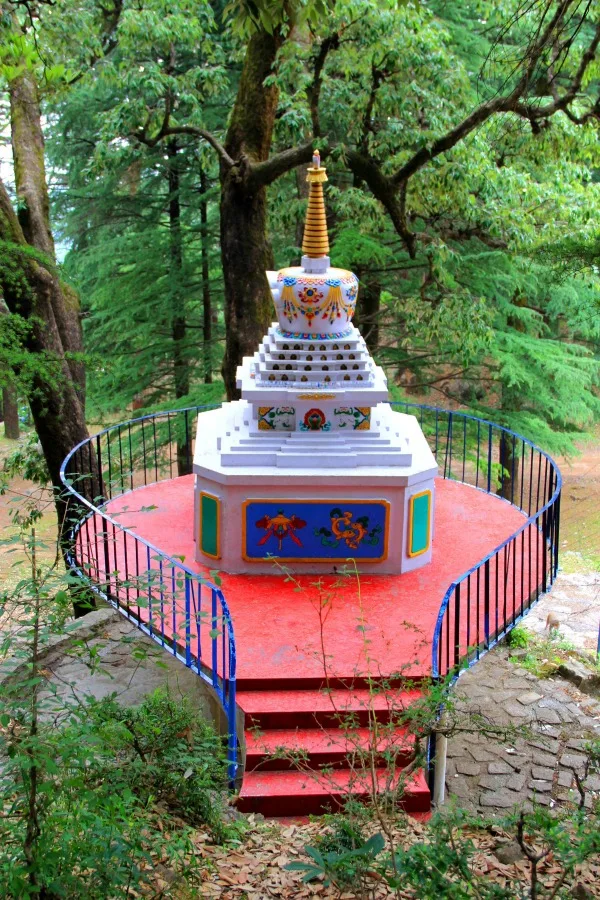 Stupa at Tushita Meditation Centre, McLeod Ganj, Dharamsala, India