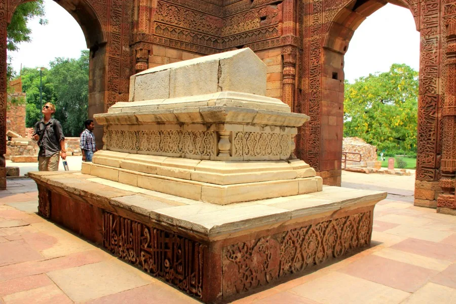 Tomb of Altamash at Qutub Minar in New Delhi, India