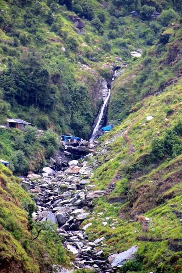 Bhagsu Waterfall in Dharamkot, McLeod Ganj, Dharamsala, India