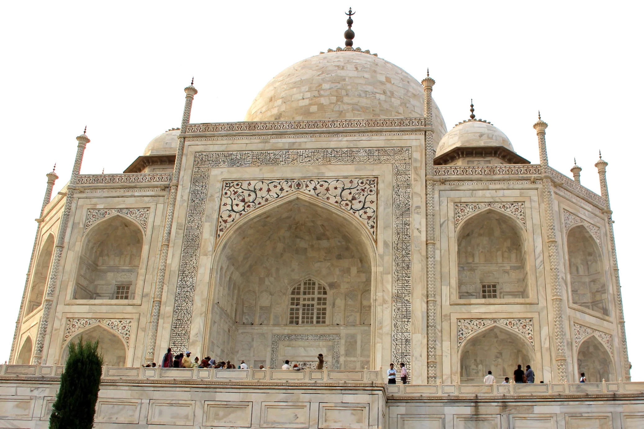 Close up view of Taj Mahal, Agra, India