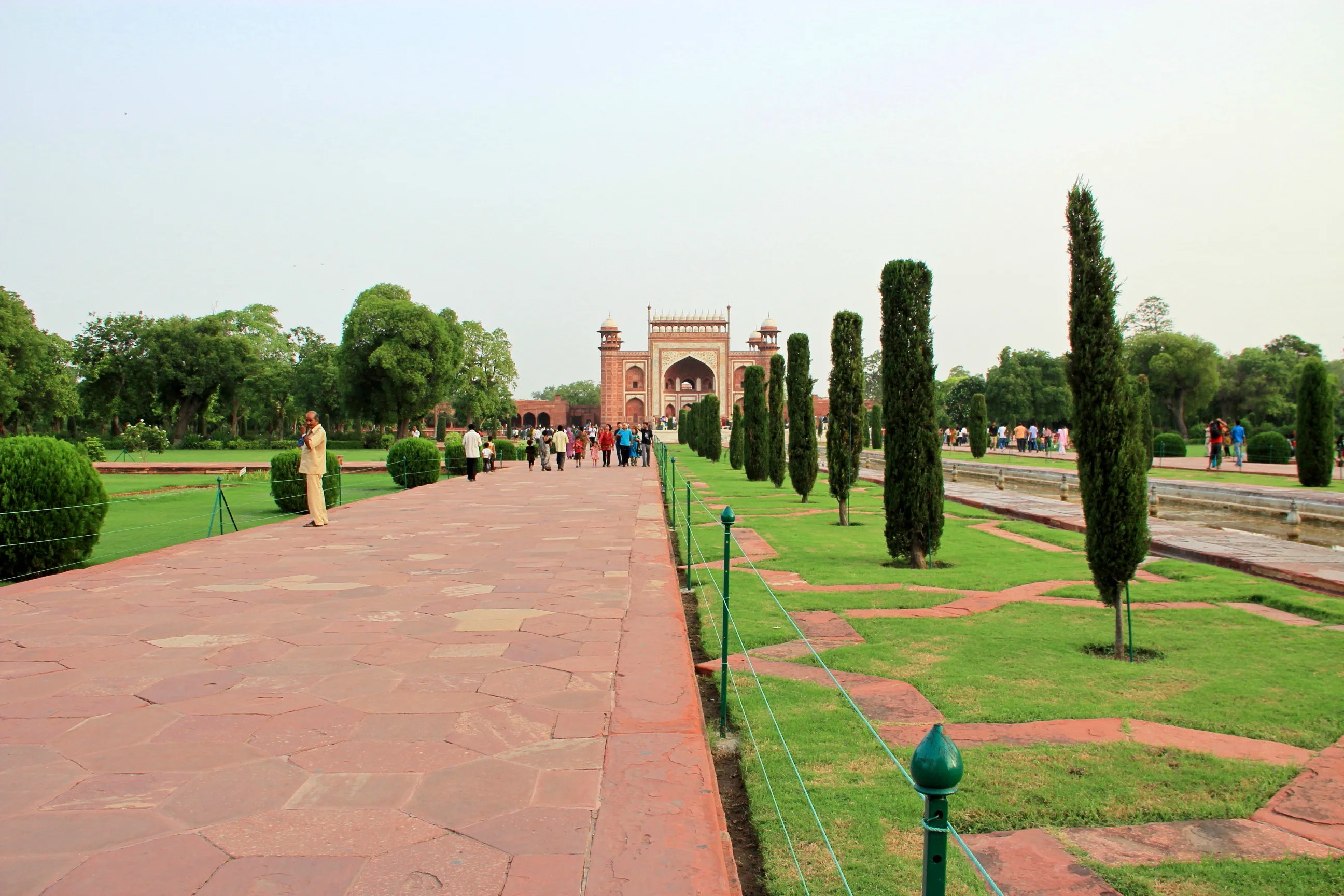 Garden of Taj Mahal, Agra, India