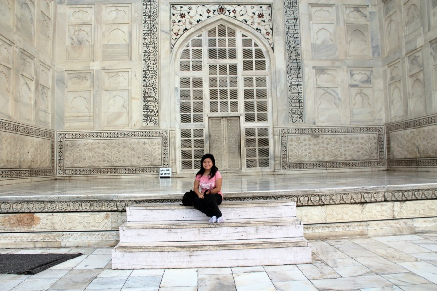 Hanging out at Taj Mahal, Agra, India