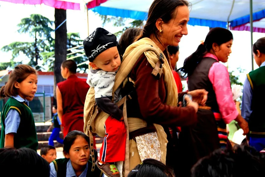 Dalai Lama Teaching at TCV - Tibetan Children's Village, Dharamsala