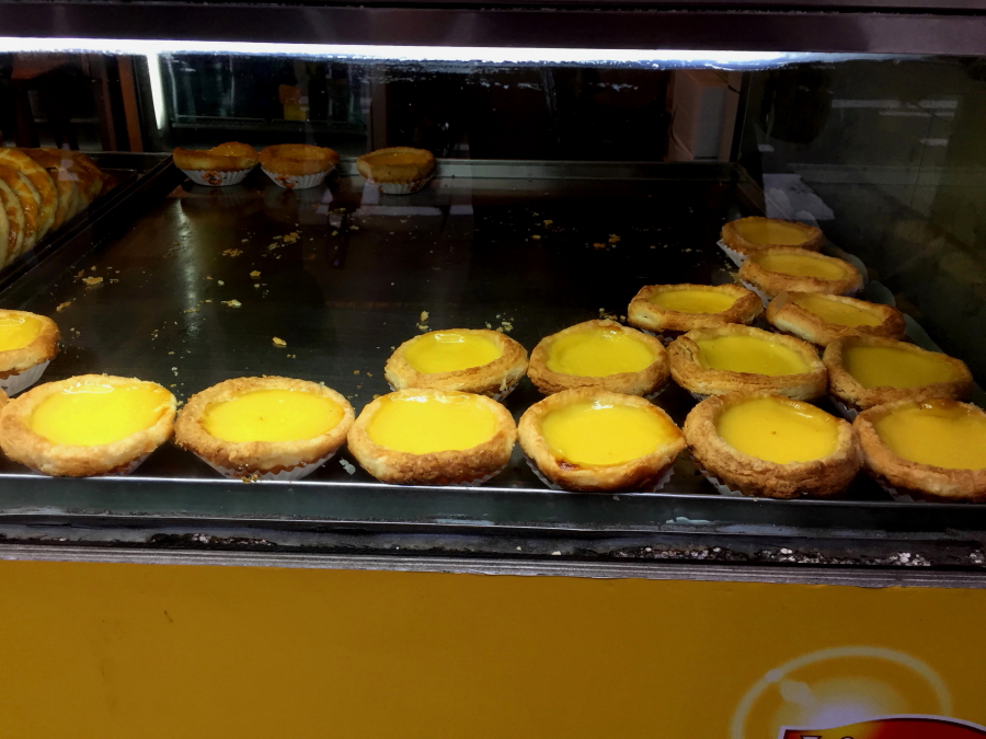 Egg tarts from Honolulu Cafe, Wan Chai, Hong Kong