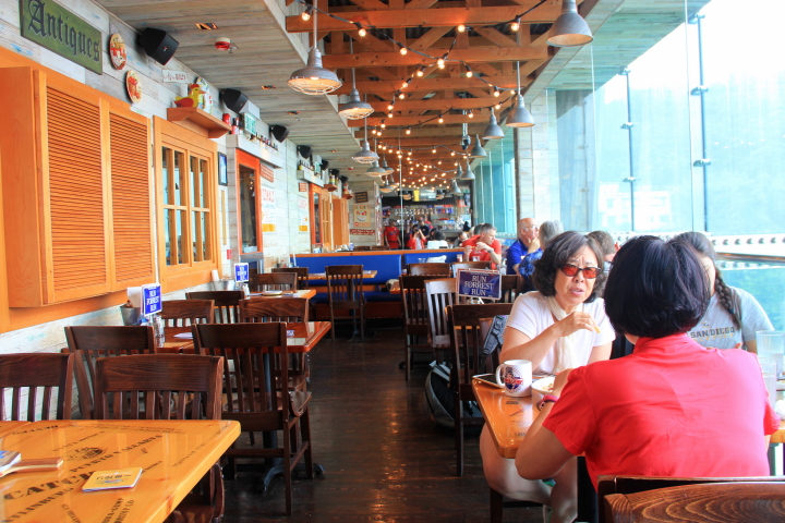 Interior of Bubba Gump at The Peak Tower, Hong Kong