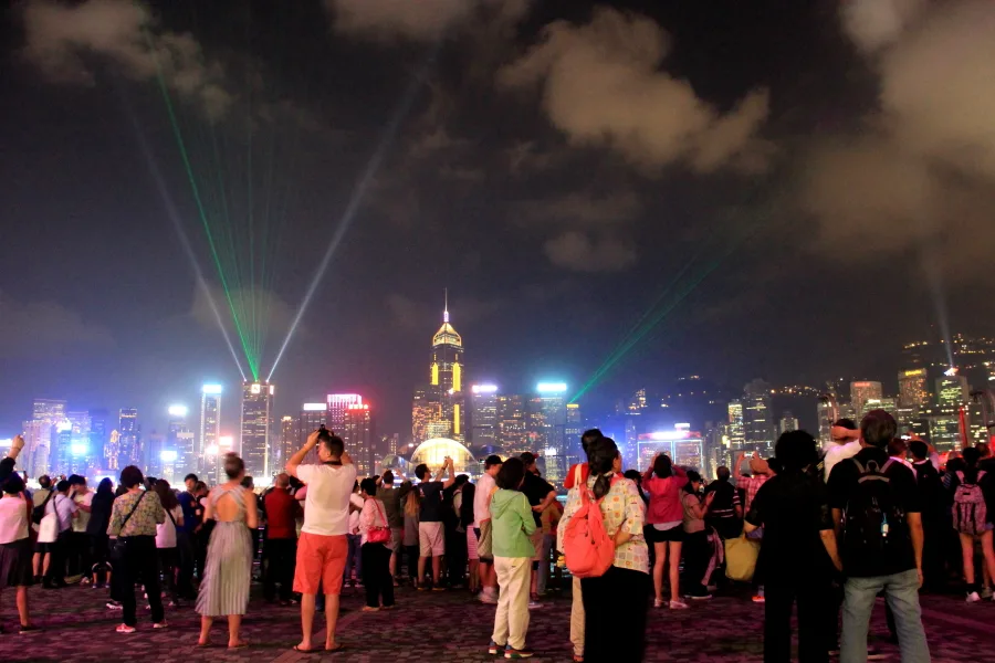 Symphony of Lights, Victoria Harbour, Tsim Sha Tsui, Hong Kong
