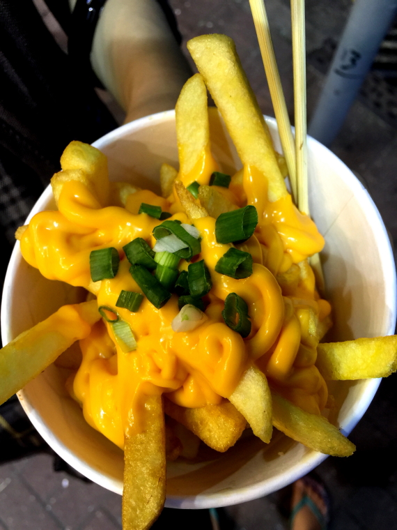 Cheese fries from 3 Potatoes, Mongkok, Hong Kong, michelin starred street food