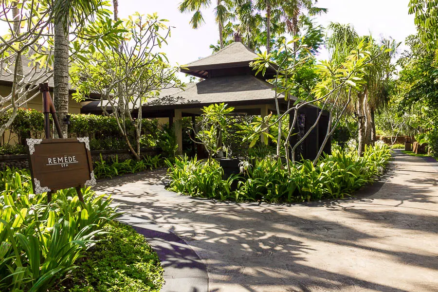 Entrance of Remede Spa, St Regis Resort, Nusa Dua, Bali