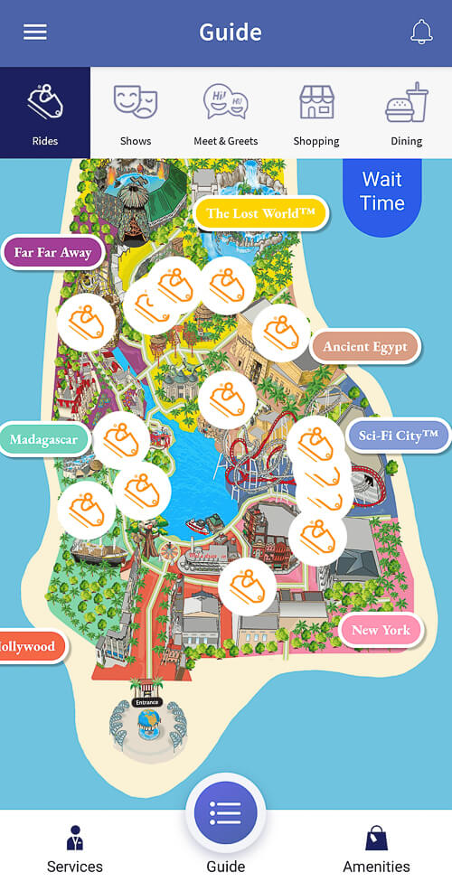 Universal Studios Singapore Guide Universal SG Mobile App 2 