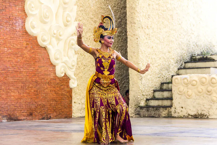 Balinese Dance in the Amphitheater at Garuda Wisnu Kencana GWK, Bali