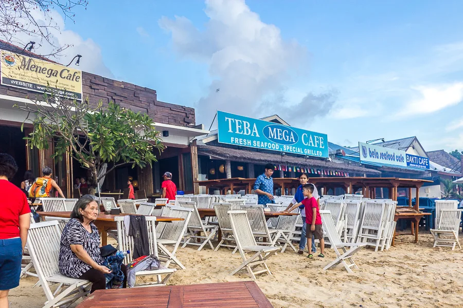 Menega Cafe, Muaya Beach, Jimbaran, Bali