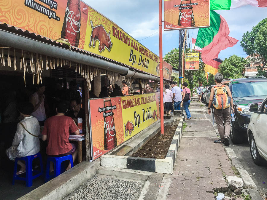 Entrance of Warung Babi Guling Pak Dobiel, Nusa Dua, Bali