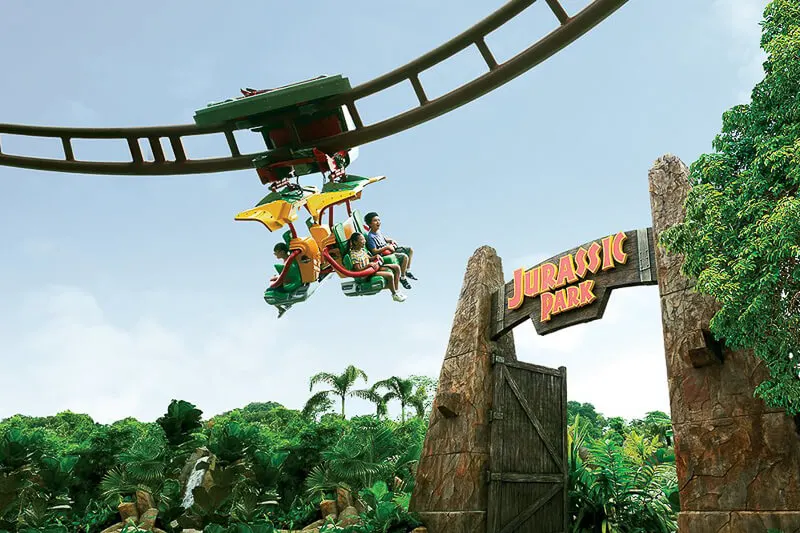 USS ride at Lost World - Canopy Flyer