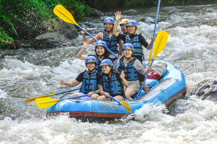 Sobek Rafting at Ayung River, Ubud, Bali