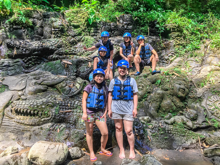 Carvings - Sobek Rafting at Ayung River, Ubud, Bali