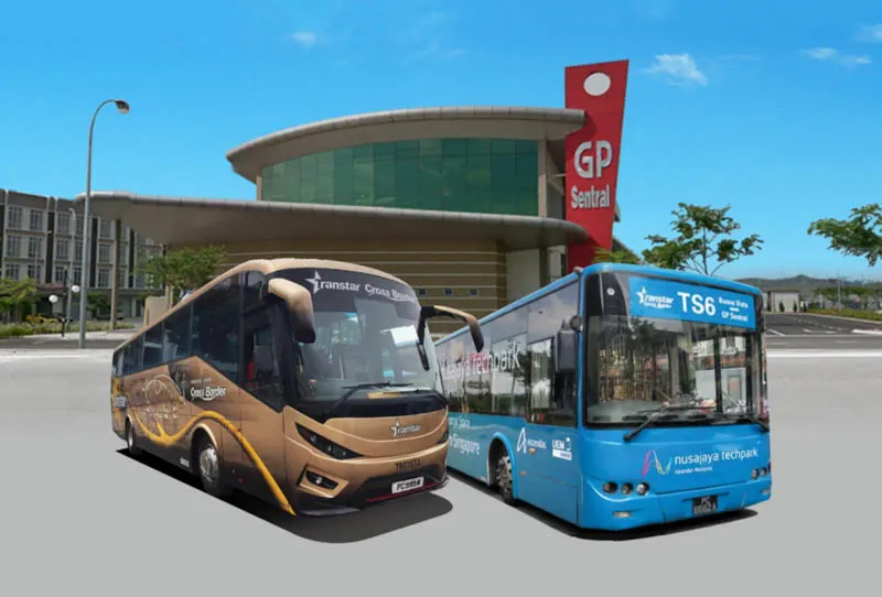 Bus TS6 - Singapore to Johor Bahru