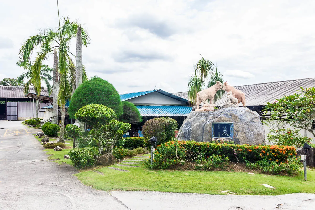 Entrance of Hay Dairies Goat Farm at Kranji Countryside, Singapore