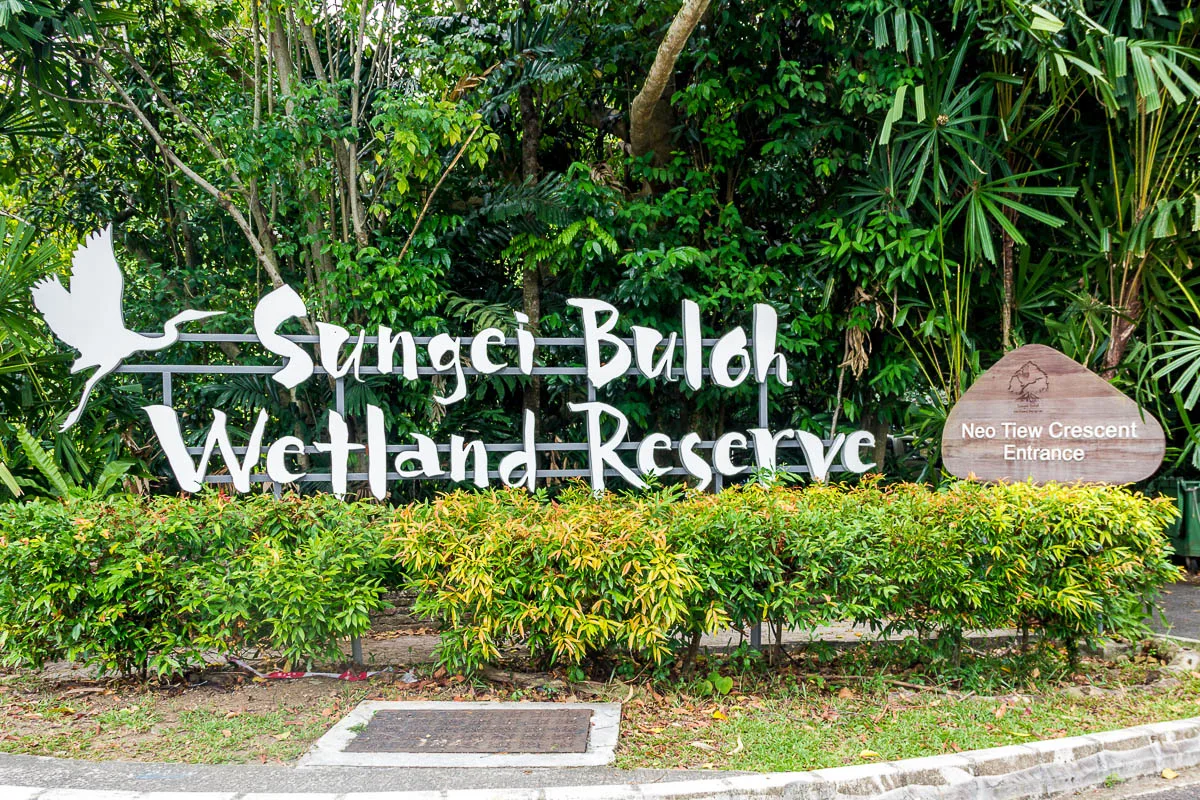 Sungei Buloh Wetland Reserve Entrance, Kranji Countryside, Singapore