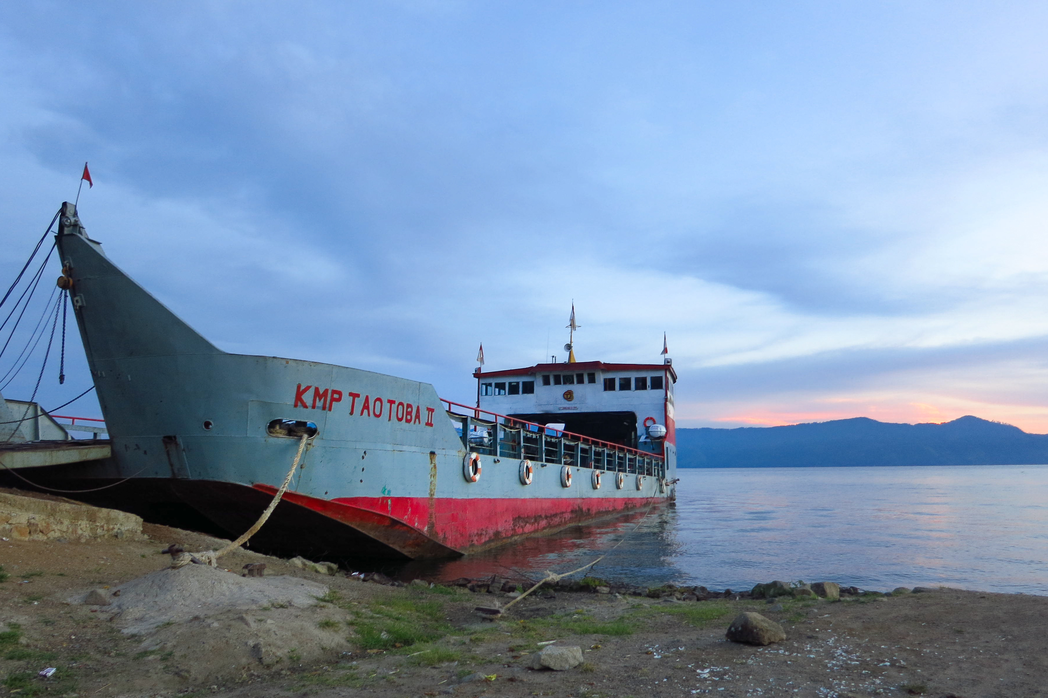 samosir car ferry