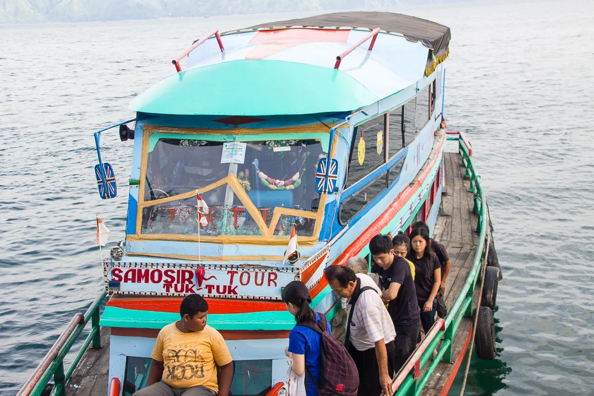 Lake Toba Samosir Tuk Tuk ferry