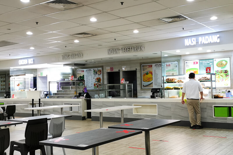 Singapore Changi Airport Staff Canteen at Terminal 2