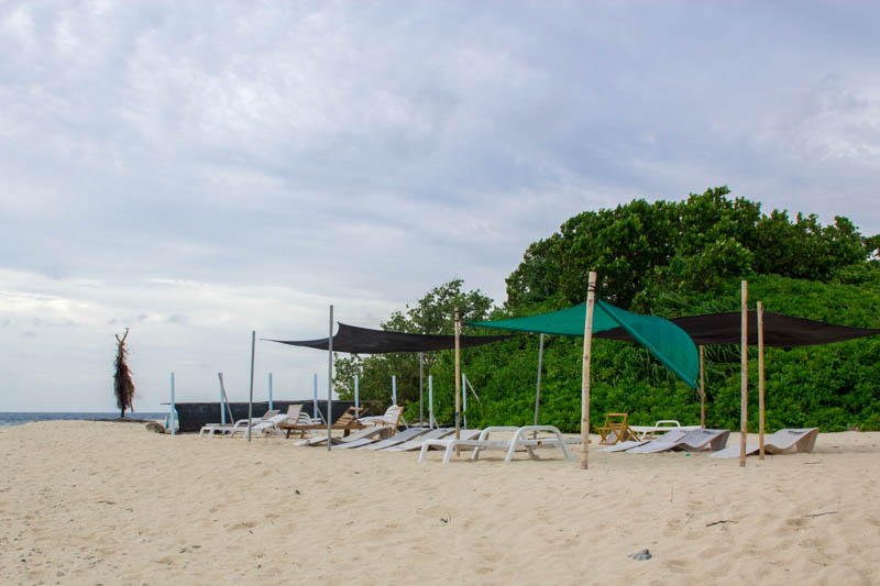 Bikini beach at Hangnaameedhoo