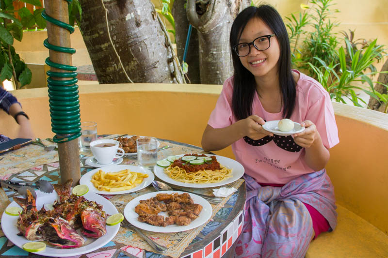 Food in Kalaafaanu Retreat, Hangnaameedhoo