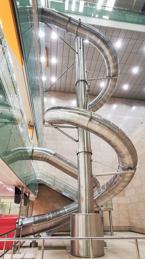 Changi Airport - The Slide at Terminal 3