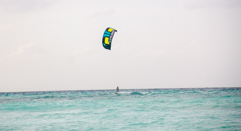 Beach at Maafushi Island Maldives