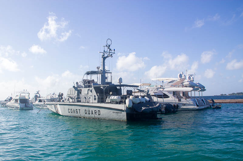 Male jetty - coast guard