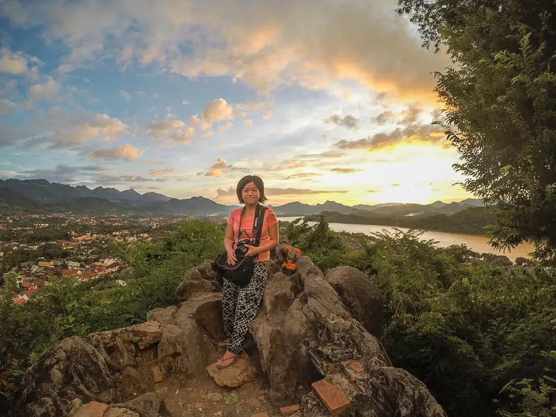 Luang Prabang Things to Do - Sunset Phousi Hill