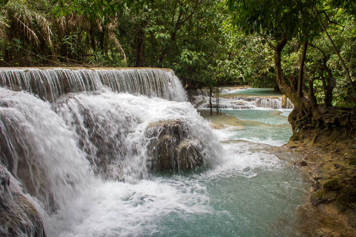 The Stunning Kuang Si Waterfalls in Luang Prabang