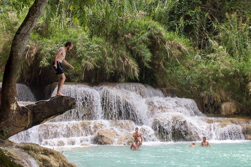 Kuang Si Waterfalls in Luang Prabang