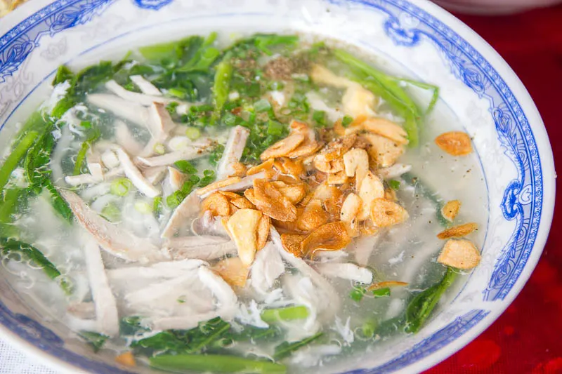 Luang Prabang Food - Noodle soup at Xieng Thong Noodle
