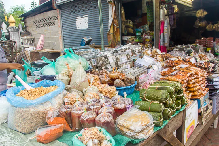 Luang Prabang Morning Market - food