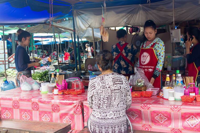 Luang Prabang Phosi Market - food