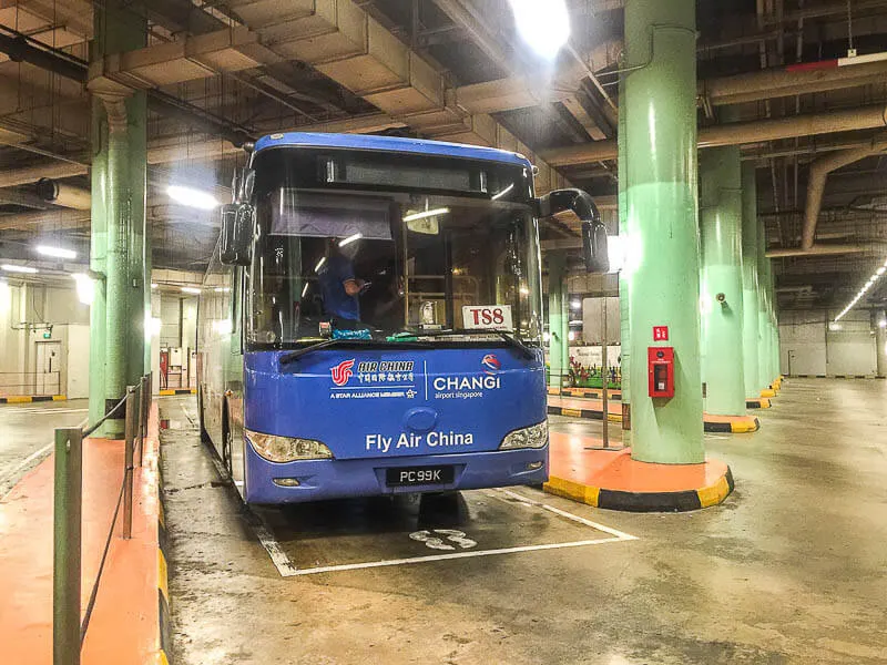 Bus TS8 from resort world sentosa singapore to johor bahru