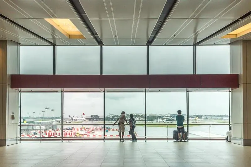 Things to do in Changi Airport Singapore Terminal 1 - Viewing Gallery Mall Public Area
