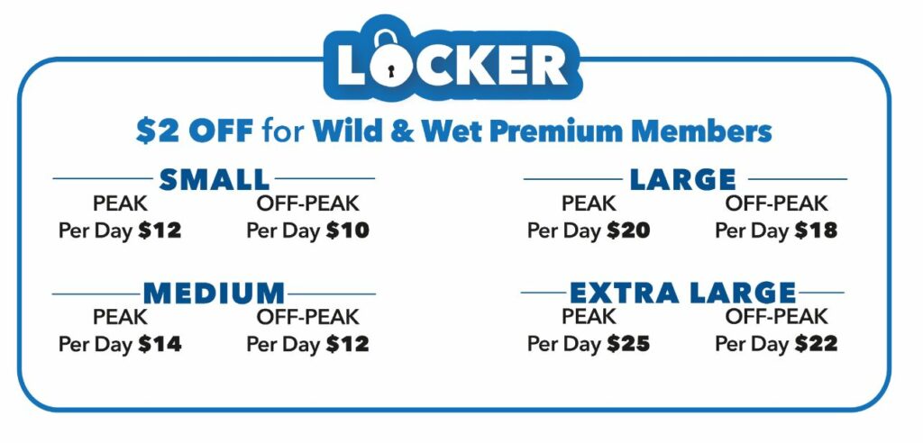 Wild Wild Wet Locker Rental Price