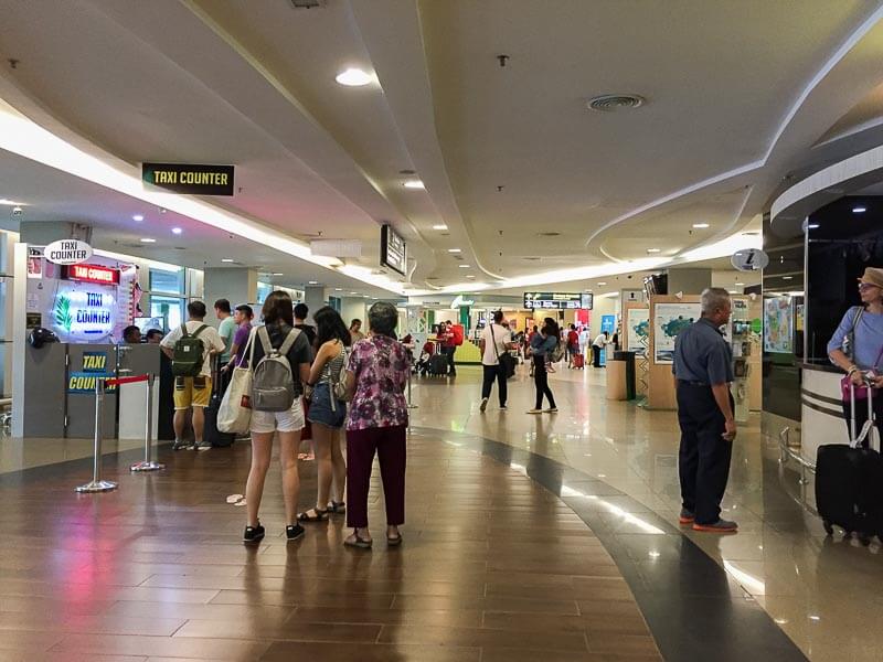 Penang International Airport: arrival hall