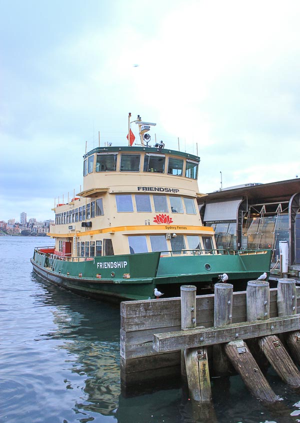 friendship ferry in sydney