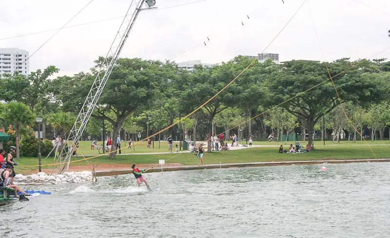 Places to Visit in Singapore for Outdoor Adventure Lovers - East Coast Park - Cable water skiing, ECP